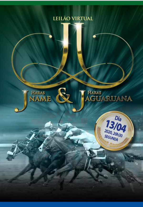 LEILÃO VIRTUAL HARAS J NAME & HARAS JAGUARUANA