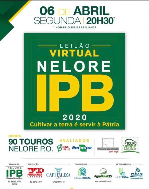 LEILÃO VIRTUAL NELORE IPB